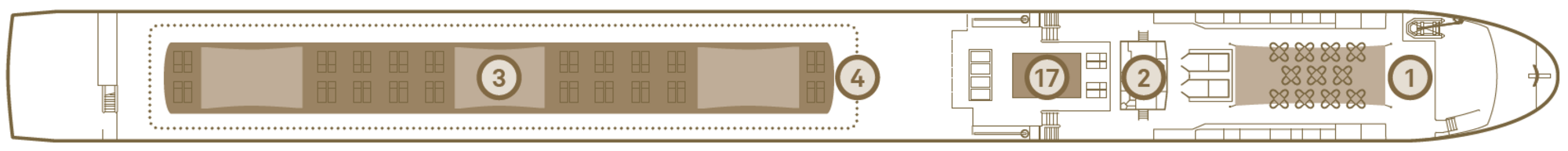Sun Deck plan